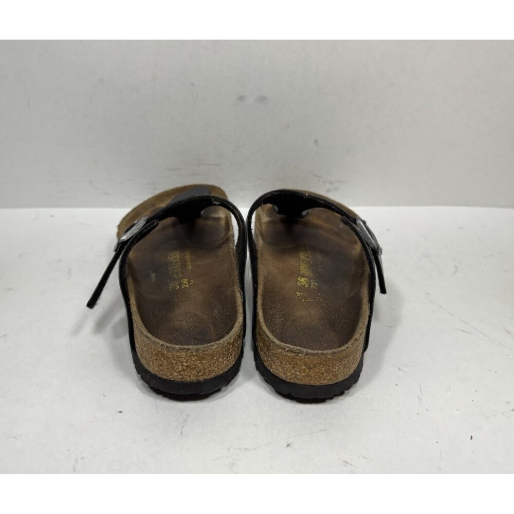 Birkenstock Gizeh Women's Size 5 EU 36 Black Sandals Slides Flip Flops - Picture 4 of 8